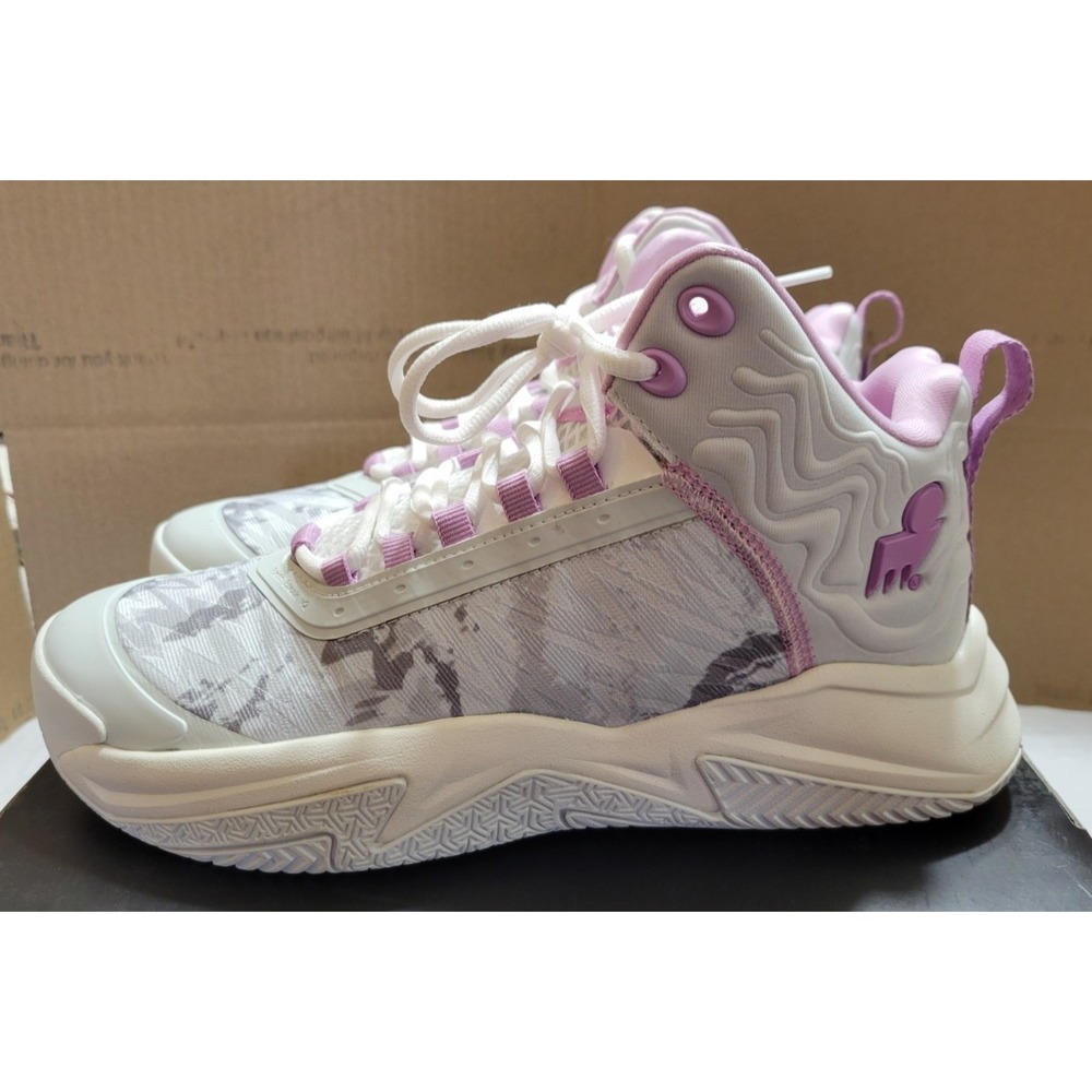 Moolah Press Break v2 Grey/Purple Youth size 5 NEW with Box